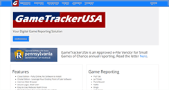 Desktop Screenshot of gametrackerusa.com