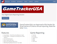 Tablet Screenshot of gametrackerusa.com